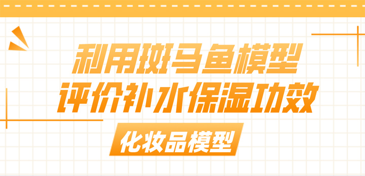 利用斑马鱼模型评价补水保湿效果
